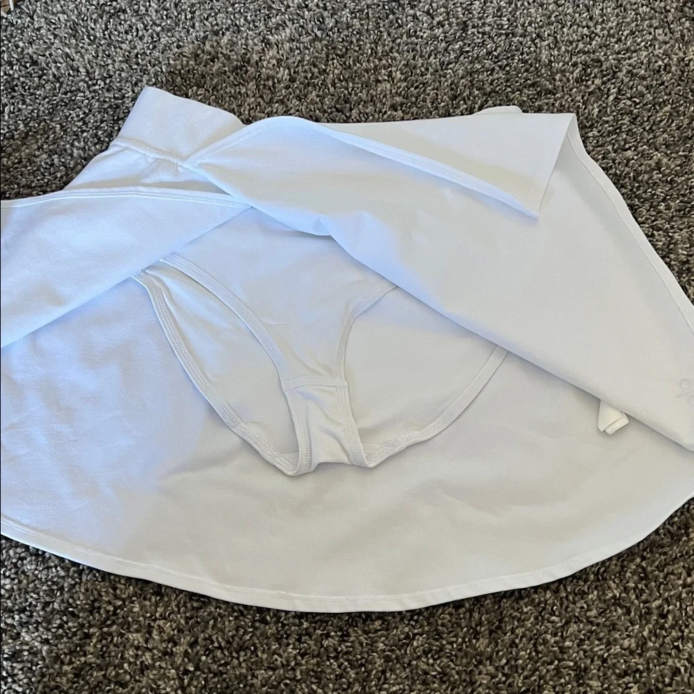 ALO Yoga White Mini Skirt